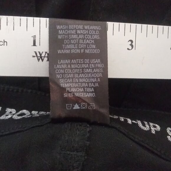 Joe Boxer women's size 7 black push-up jeans - Picture 12 of 13